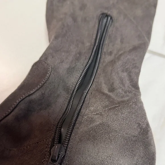 Elegant Over-the-Knee Boots in Dark Gray by Ivanka Trump - Picture 9 of 10